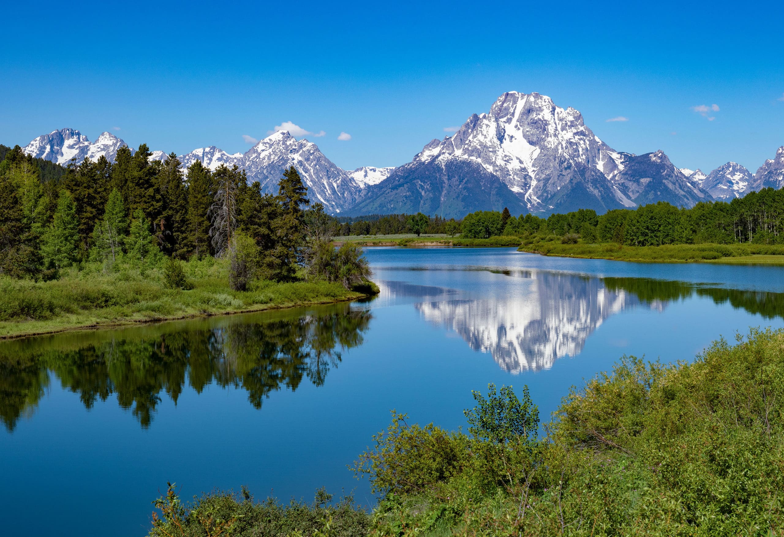 View,Of,Mount,Moran,In,Grand,Teton,National,Park,From