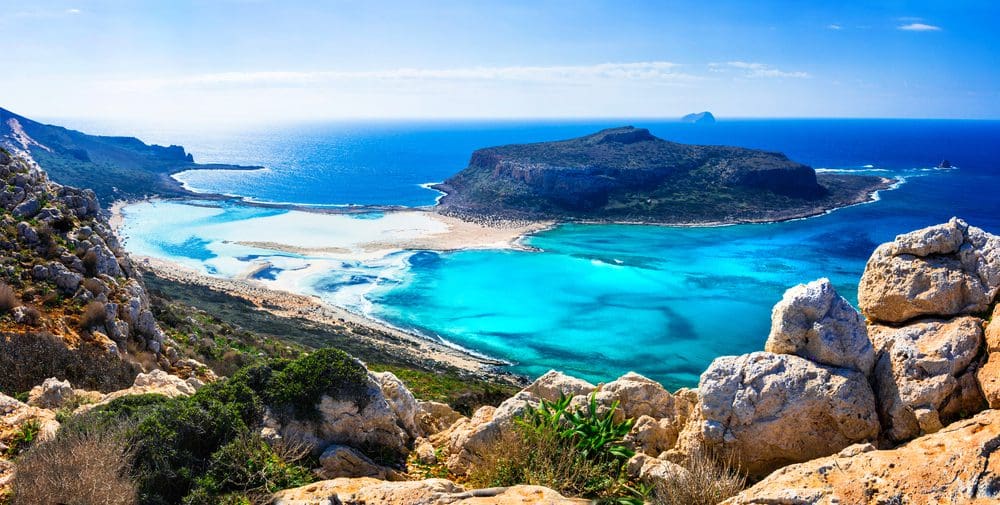 Amazing,Scenery,Of,Greek,Islands,-,Balos,Bay,With,Finest