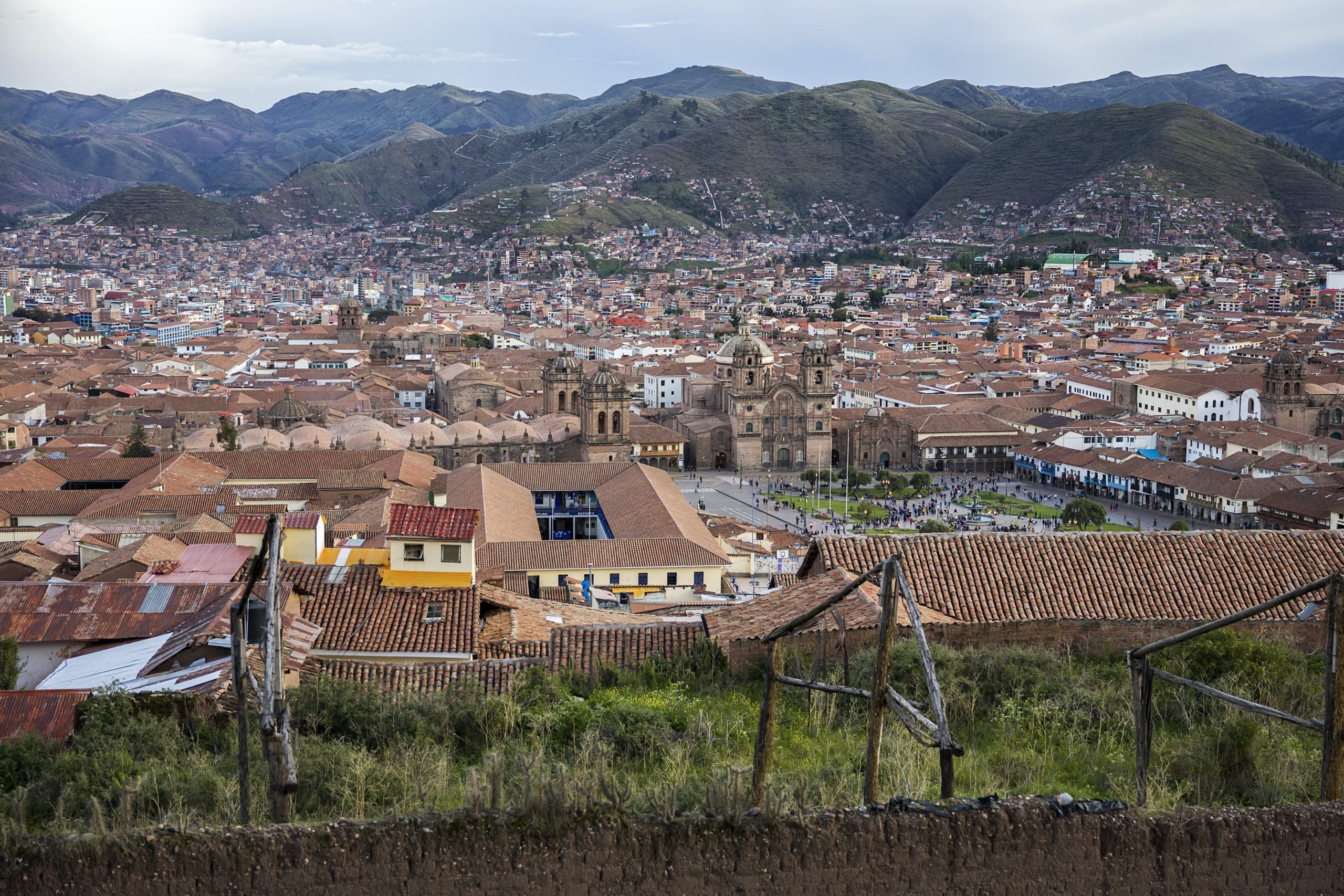 Town Cusco in Peru