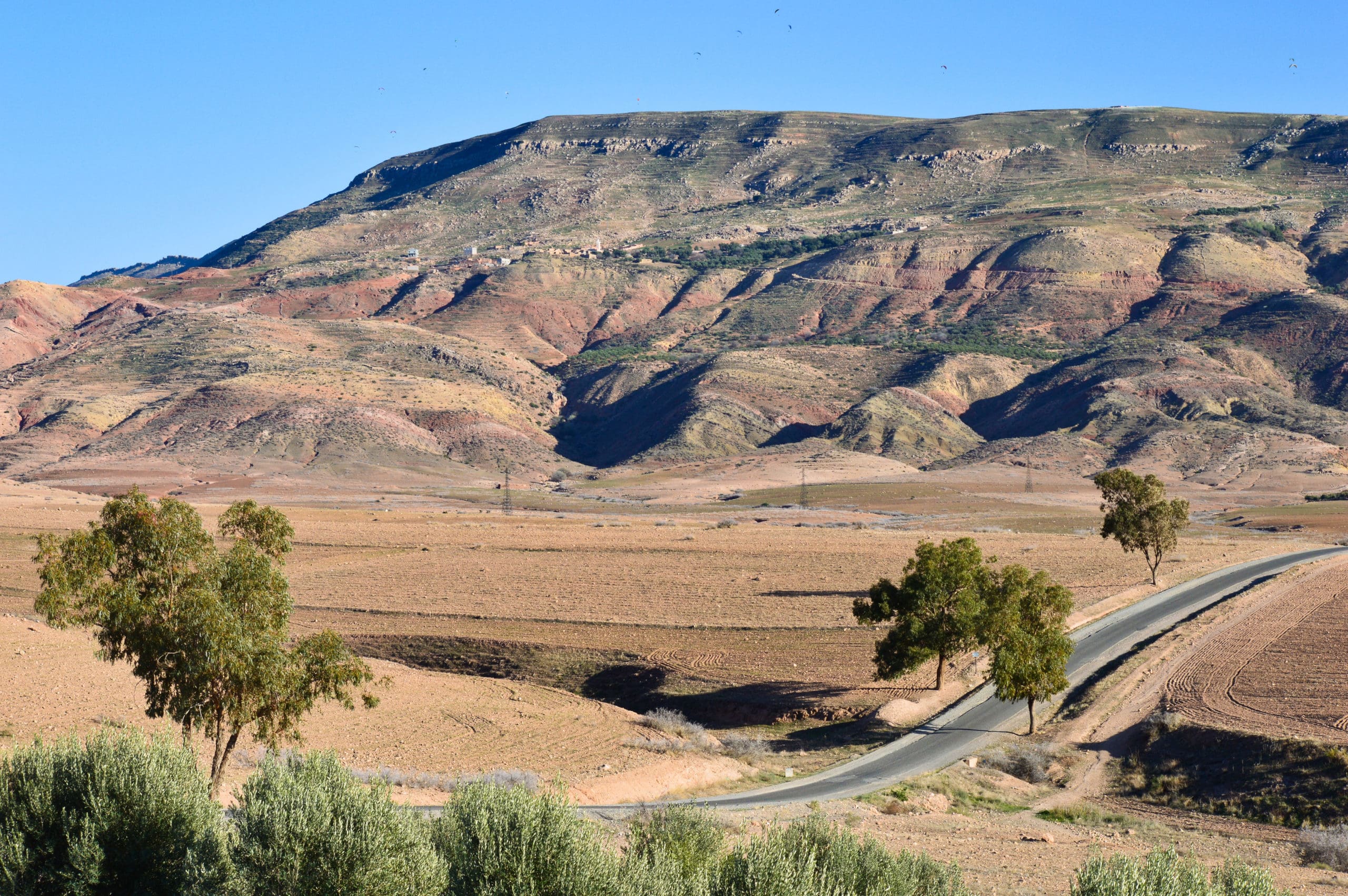 Desert,Agafay,In,The,Winted,Located,In,The,Morocco,South